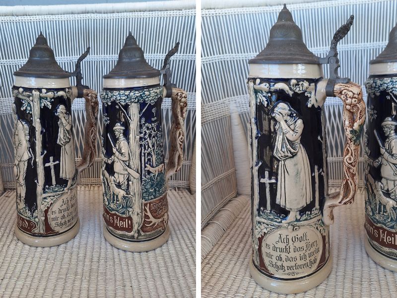 Sorted SA | Antiques - Thrifting - German Beer Mugs - Plettenberg Bay, Garden Route - South Africa (RSA /ZA)