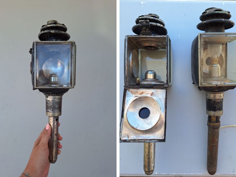 Sorted SA | Antiques - Thrifting Carriage Lamps - Plettenberg Bay, Garden Route - South Africa (RSA /ZA)